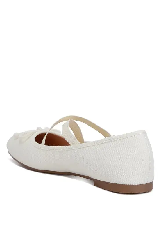 Arimer Criss Cross Strap Ballet Flats