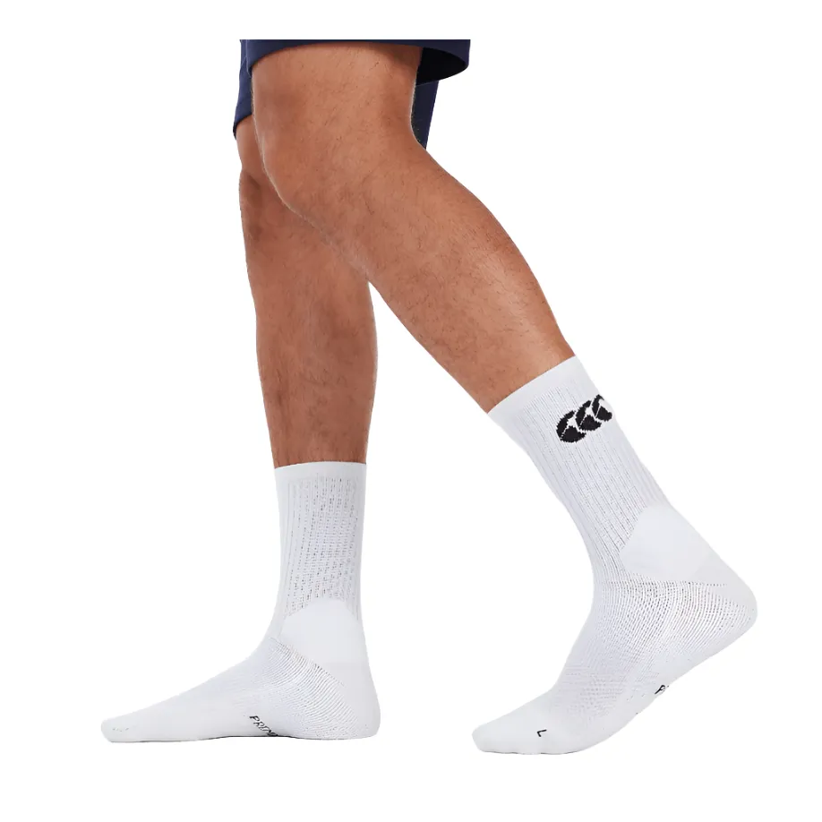 Canterbury Unisex Mid Calf Grip Sock White