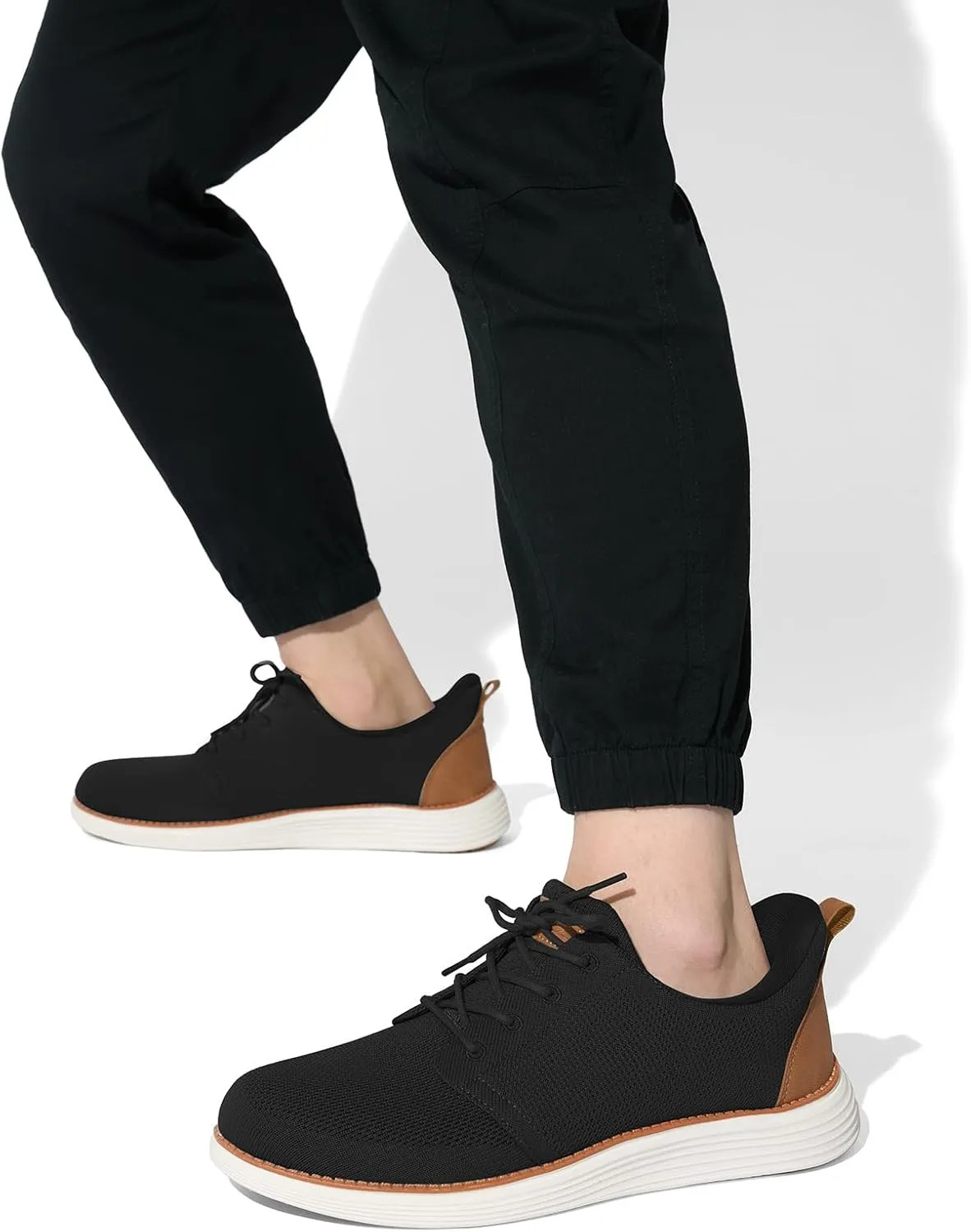 HEEZ Men's Casual Shoes Dress Sneakers Fashion Walking Shoes for Men Oxfords Lightweight Comfortable Tennis