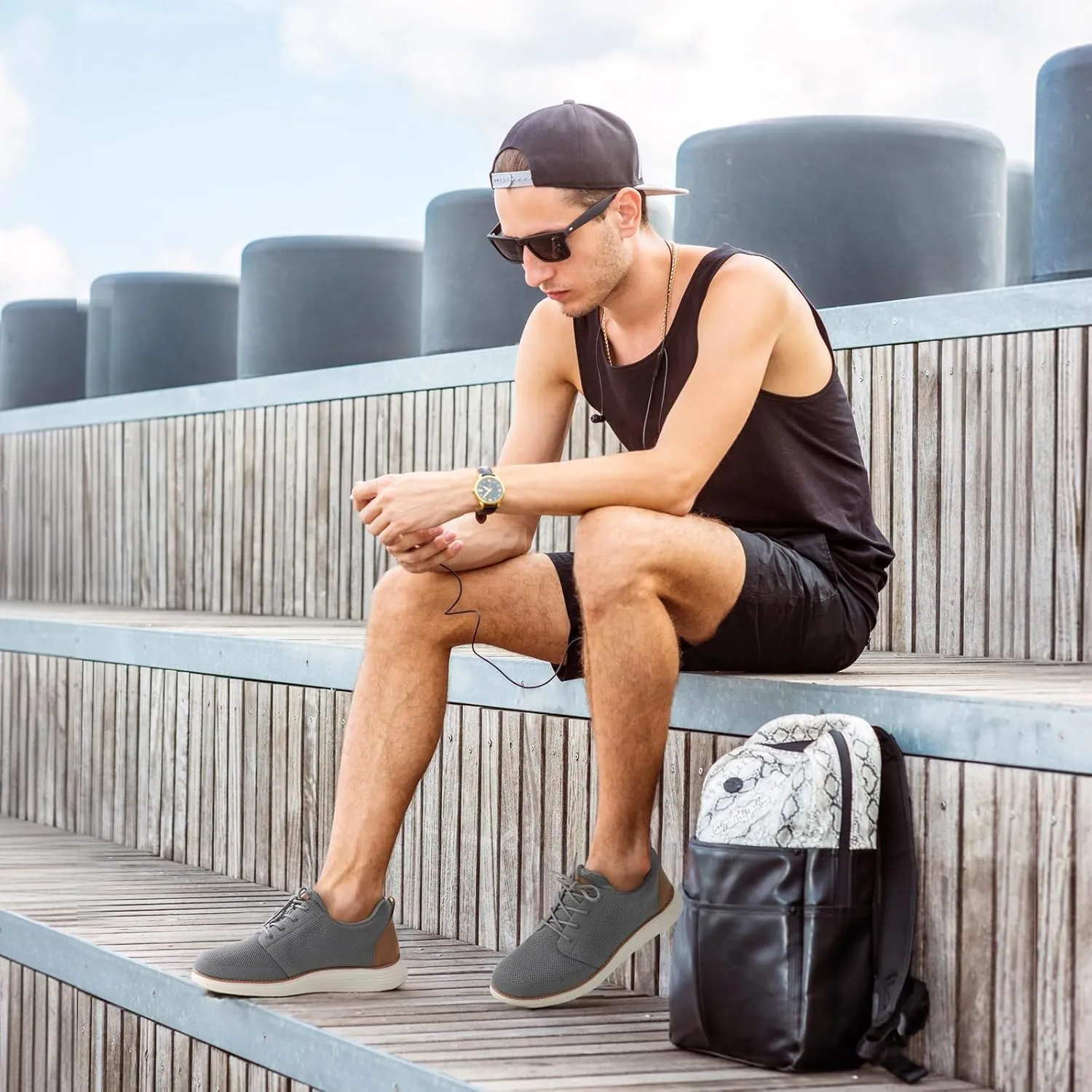 HEEZ Men's Casual Shoes Dress Sneakers Fashion Walking Shoes for Men Oxfords Lightweight Comfortable Tennis