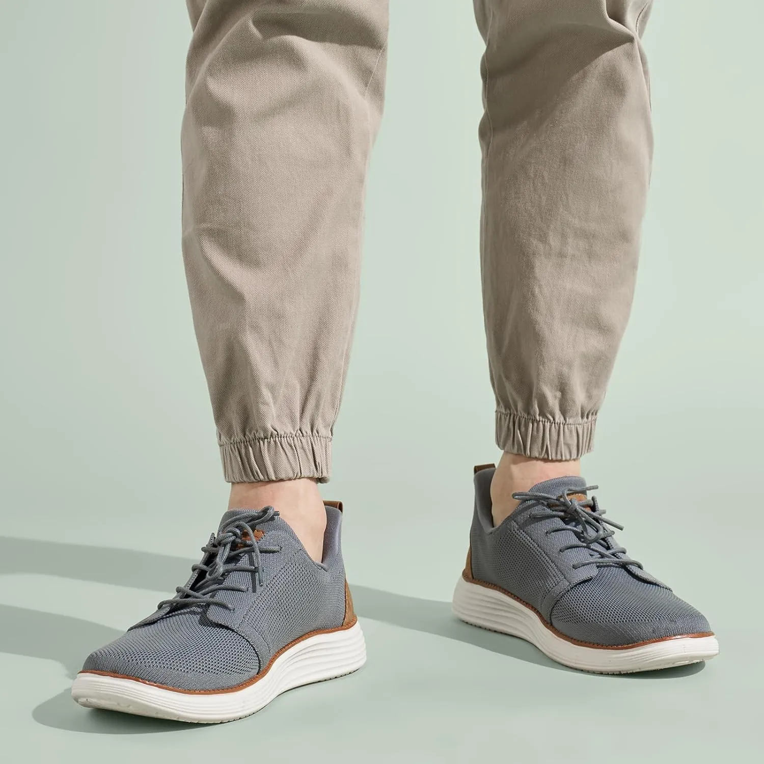 HEEZ Men's Casual Shoes Dress Sneakers Fashion Walking Shoes for Men Oxfords Lightweight Comfortable Tennis