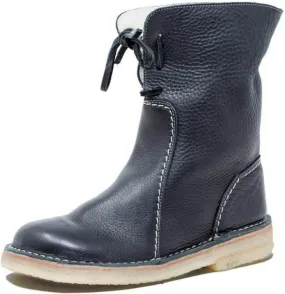 Ladmiple Snow Boots For Women Tall Mid Calf Winter Boots Warm Fashion Fur Lined Thickening Outdoor Comfortable Shoes