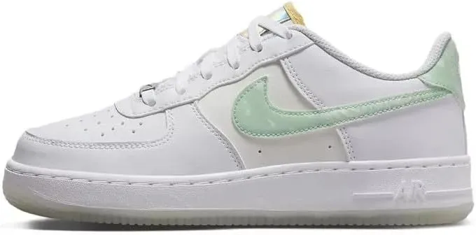 Nike Air Force 1 LV8 GS (Big Kid) White/Mint Foam/White/Phantom 5.5 Big Kid M