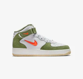 Nike | AIR FORCE 1 MID '07  { OLIVE GREEN / TOTAL ORANGE