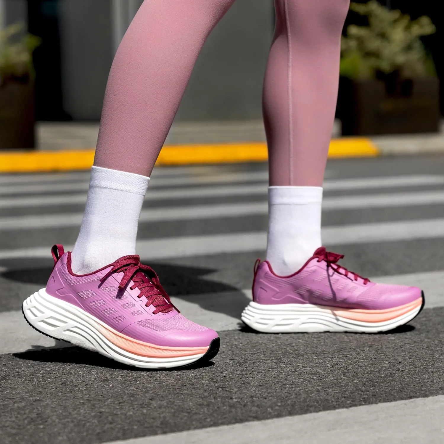 NORTIV 8 Women's Walking Shoes Cushion Running Tennis Shoes ActiveFloat Non-Slip Comfortable Breathable Workout Gym Sports Athletic Fashion Sneakers