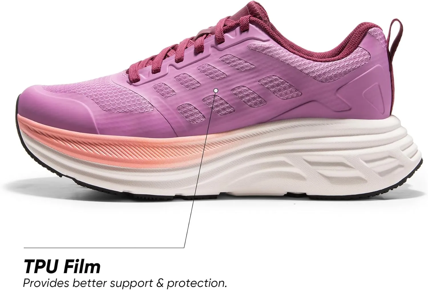 NORTIV 8 Women's Walking Shoes Cushion Running Tennis Shoes ActiveFloat Non-Slip Comfortable Breathable Workout Gym Sports Athletic Fashion Sneakers