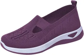 Orthopedic Shoes for Women Woven Orthopedic Womens Tennis Shoes Comfort Ladies Shoes Casual High Top Sneakers Platform Tennis Shoe Loafers Casual Slip On