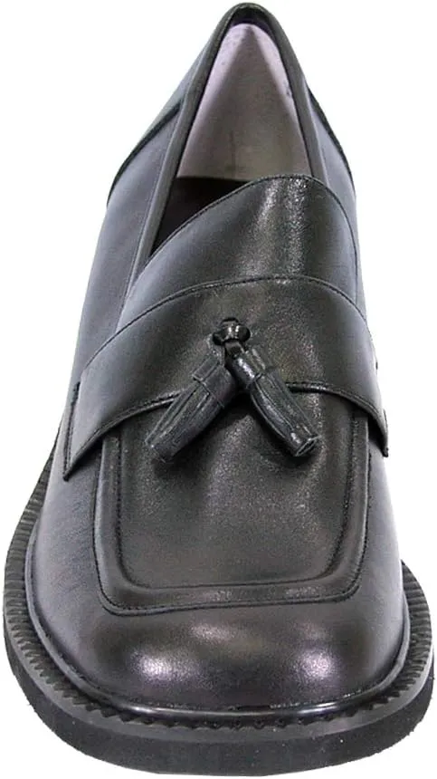 Peerage Rhona Women's Wide Width Slip-On Casual Tassel Leather Shoes