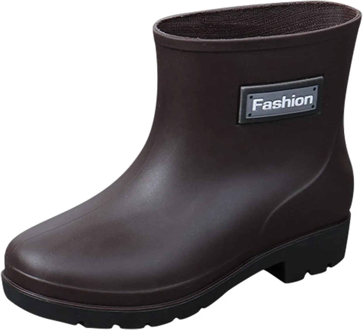 Waterproof Mid Calf Women Rain Boots Lightweight Comfortable Wide Calf Garden Shoes Fishing Boots Women