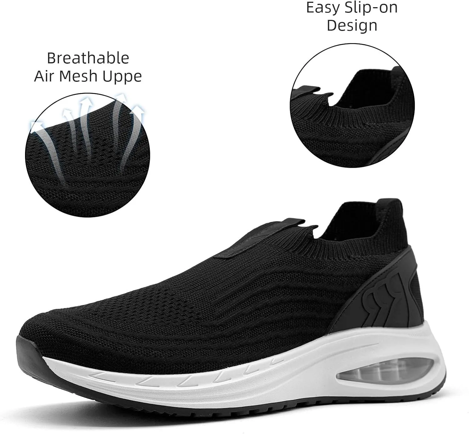 Wide Toe Box Shoes for Men and Women Arch Support Walking Shoes Cushioned Road Running Shoes Non Slip Mens Air Walking Sneakers for Athletic Tennis Orthopedic Plantar Fasciitis Workout