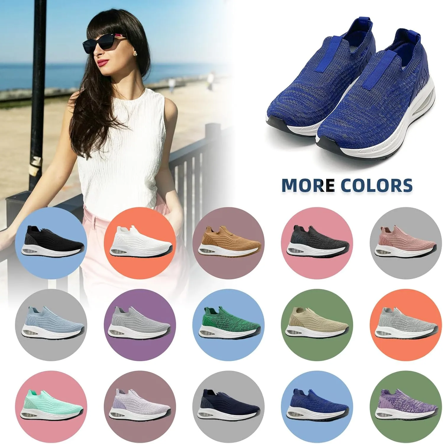 Wide Toe Box Shoes for Men and Women Arch Support Walking Shoes Cushioned Road Running Shoes Non Slip Mens Air Walking Sneakers for Athletic Tennis Orthopedic Plantar Fasciitis Workout