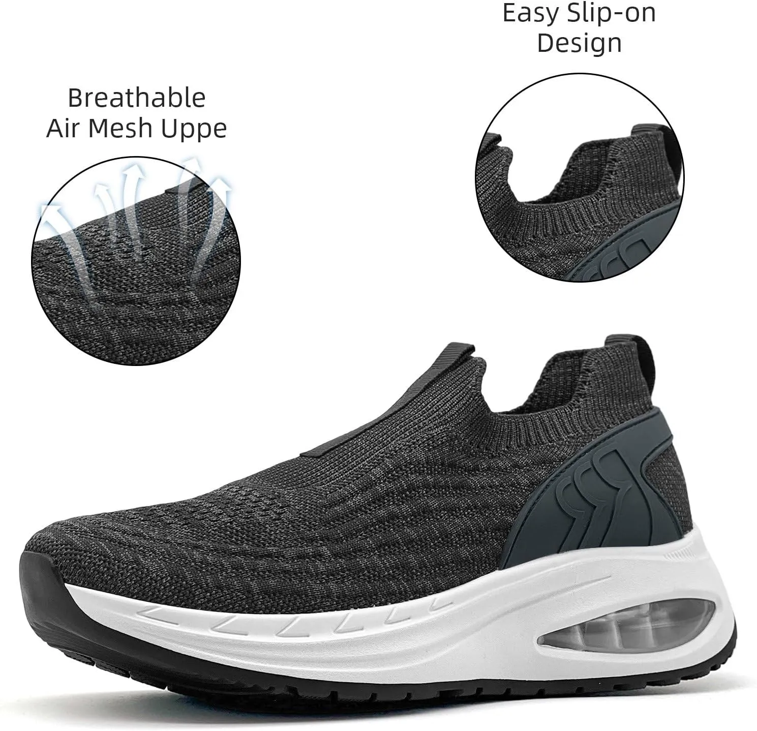 Wide Toe Box Shoes for Men and Women Arch Support Walking Shoes Cushioned Road Running Shoes Non Slip Mens Air Walking Sneakers for Athletic Tennis Orthopedic Plantar Fasciitis Workout