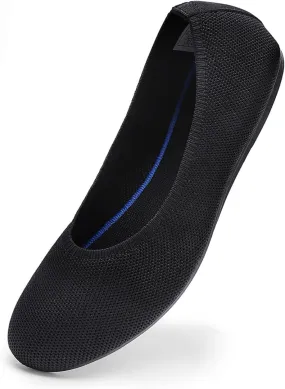 Women's Ballet Flat Dressy Casual Knit Shoes Round Toe Women Mesh Flats